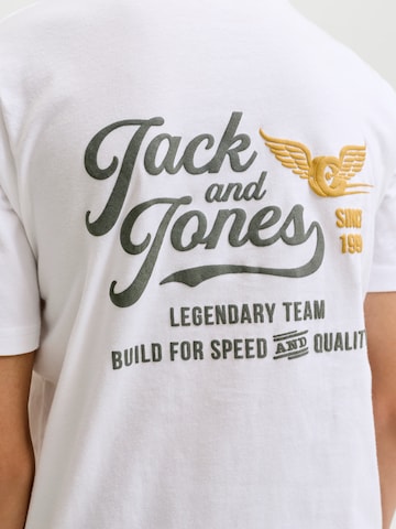 Jack & Jones Junior Тениска 'JJLEGEND' в бяло