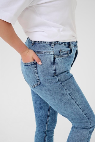 KAFFE CURVE Slim fit Jeans 'Elona' in Blue