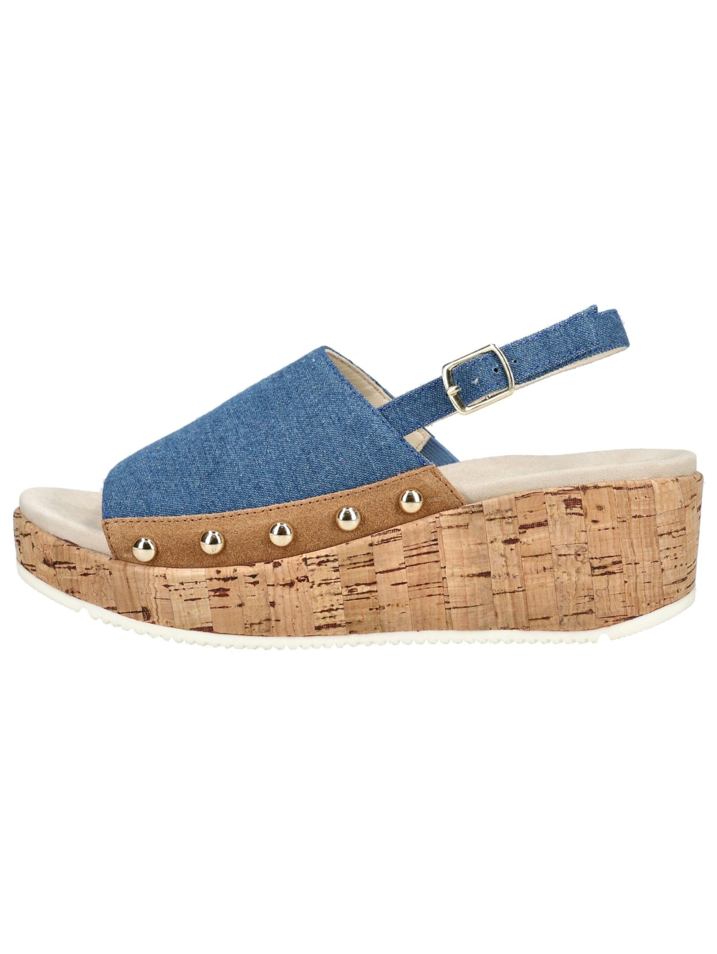 ARA Sandale in Blau: Vorderseite