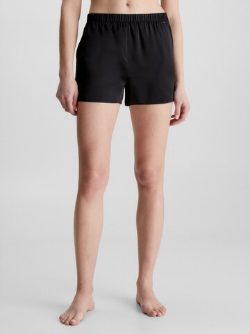 Pantalon de pyjama Calvin Klein Underwear en noir : devant