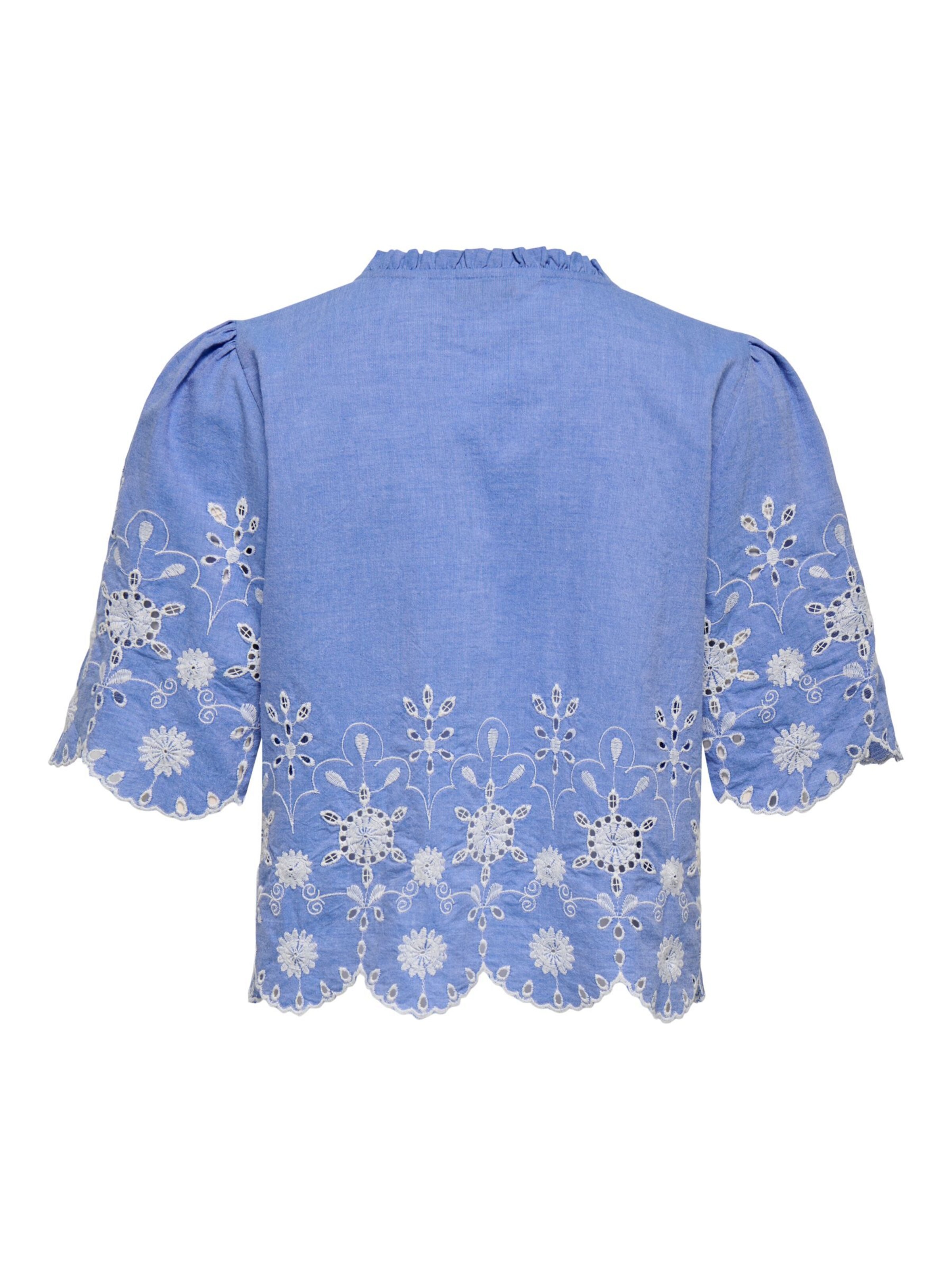 ONLY Bluse 'ONLMiffy' in Blau