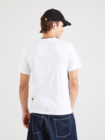 Tricou de la G-STAR pe alb: spate