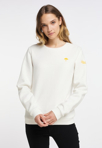 Schmuddelwedda Sweatshirt in White: front