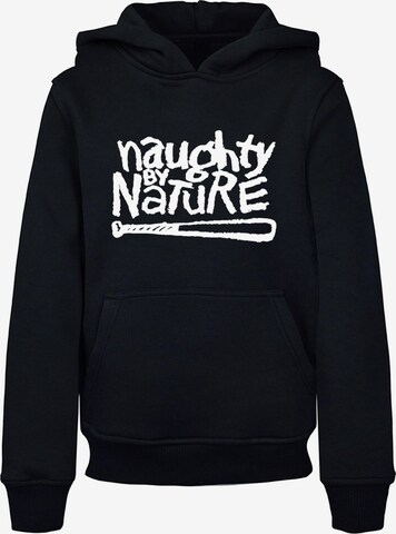 Merchcode Sweatshirt 'Naughty By Nature' in Black: front