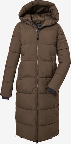 G.I.G.A. DX by killtec Outdoor coat in Brown: front