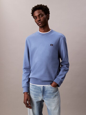 Calvin Klein Jeans Mikina - Modrá: predná strana