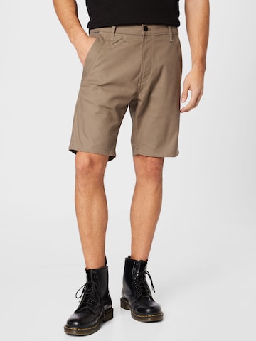 G-STAR Slimfit Chino kalhoty 'Bronson 2.0' – béžová: přední strana