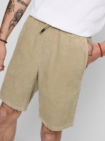 Only & Sons Loosefit Bukse 'Linus' i beige