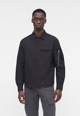 ALPHA INDUSTRIES Between-season jacket 'Combat' in Black: front