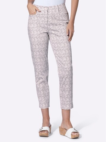 heine Regular Broek in Grijs: voorkant