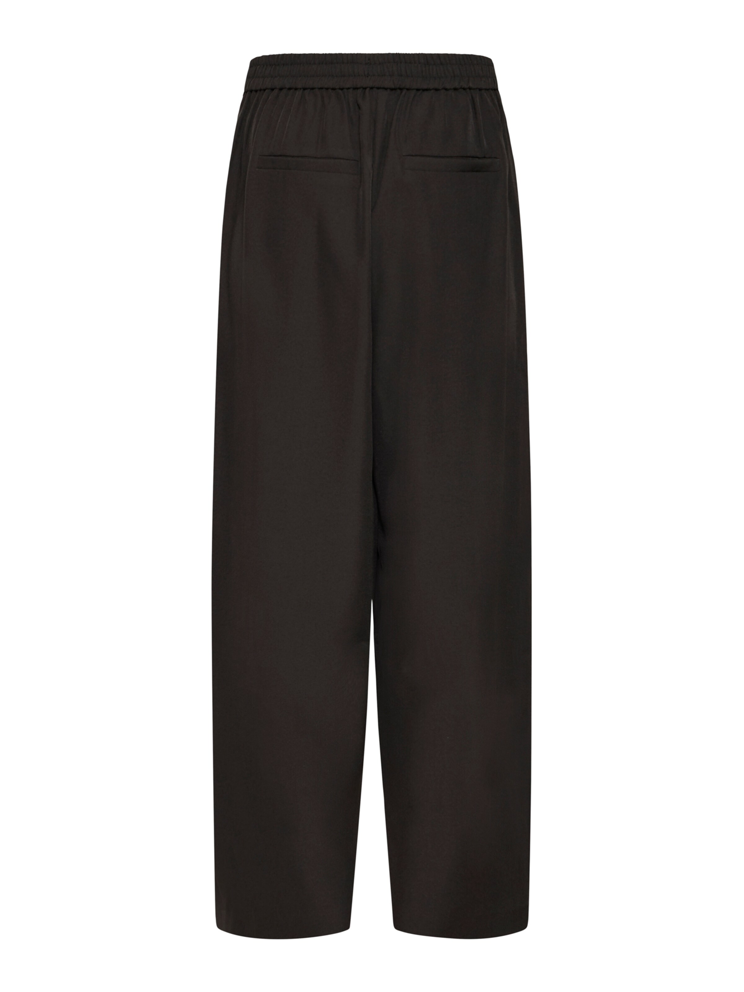 ICHI Baggy Брюки со складками 'IHFava' в Черный