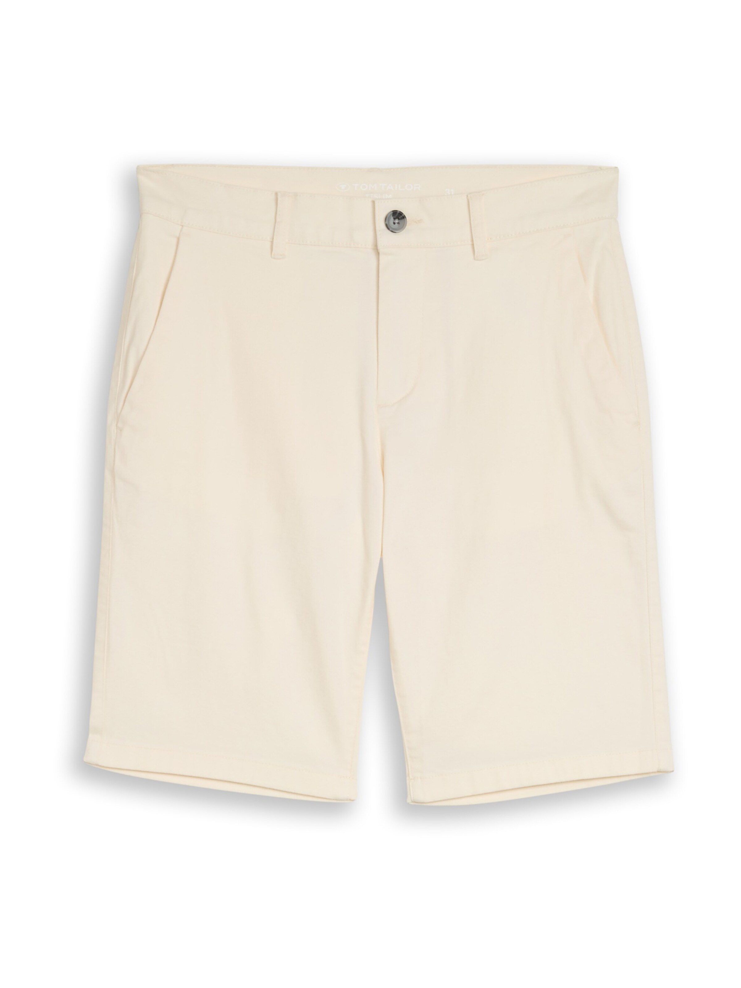 TOM TAILORChino hlače - bijela boja: prednji dio