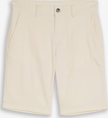 TOM TAILORChino hlače - bijela boja: prednji dio