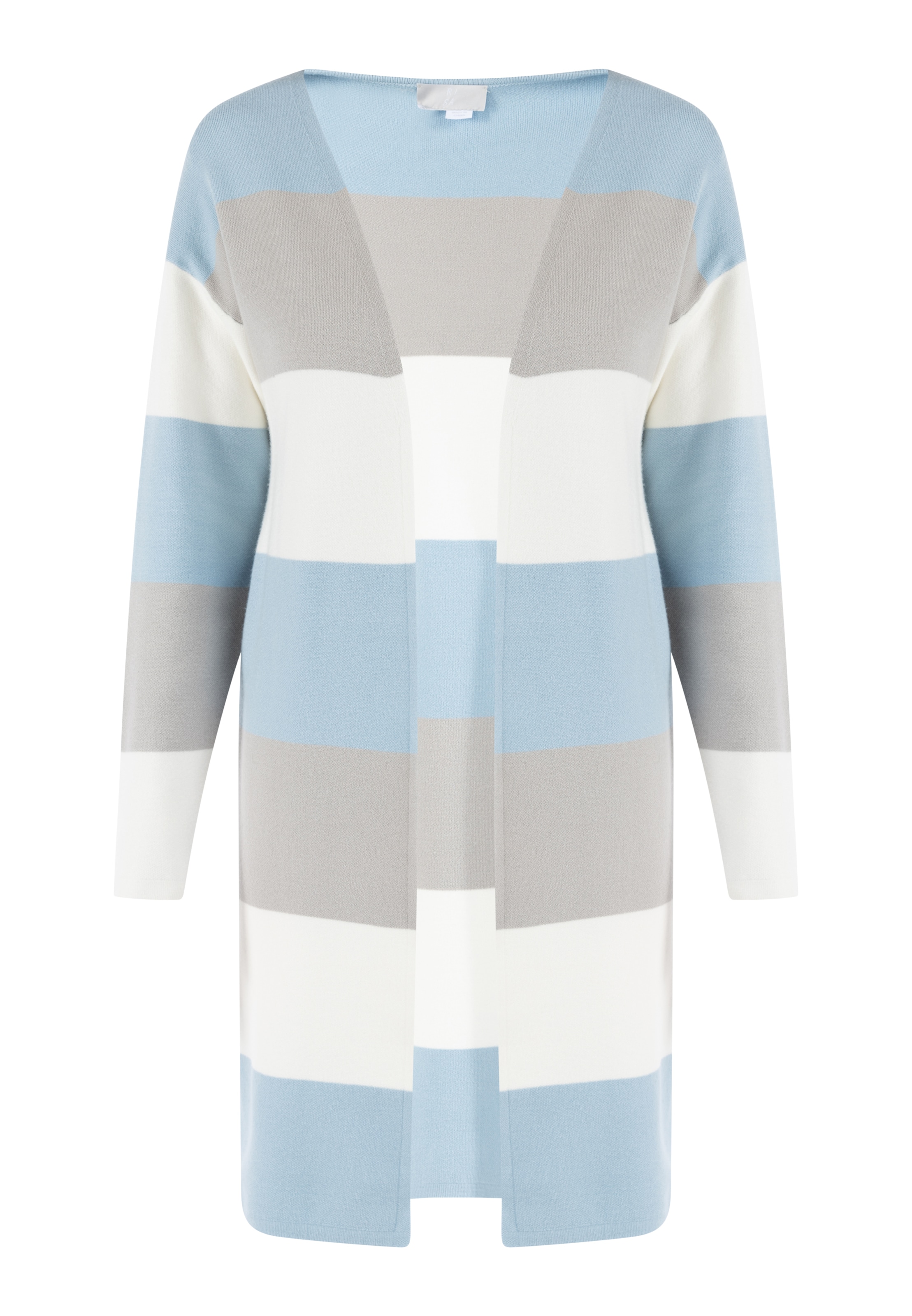 RISA Kardigan 'Vanne' u svijetloplava / svijetlosiva / bijela, Pregled proizvoda