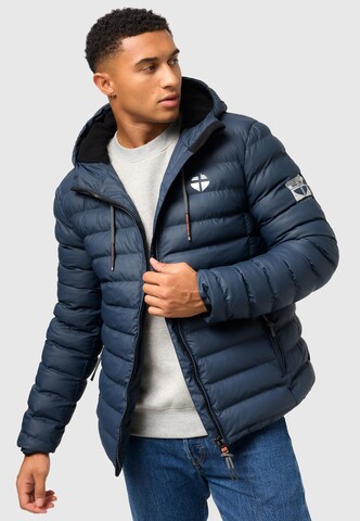 STONE HARBOUR Winterjacke 'Zaharoo' in Blau: Vorderseite