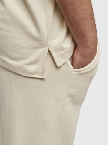 THE ODDS Shirt 'Loose T-Shirt / alphabet' in Beige