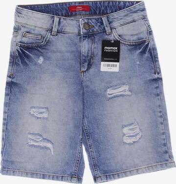 s.Oliver Shorts in XXS in Blue: front