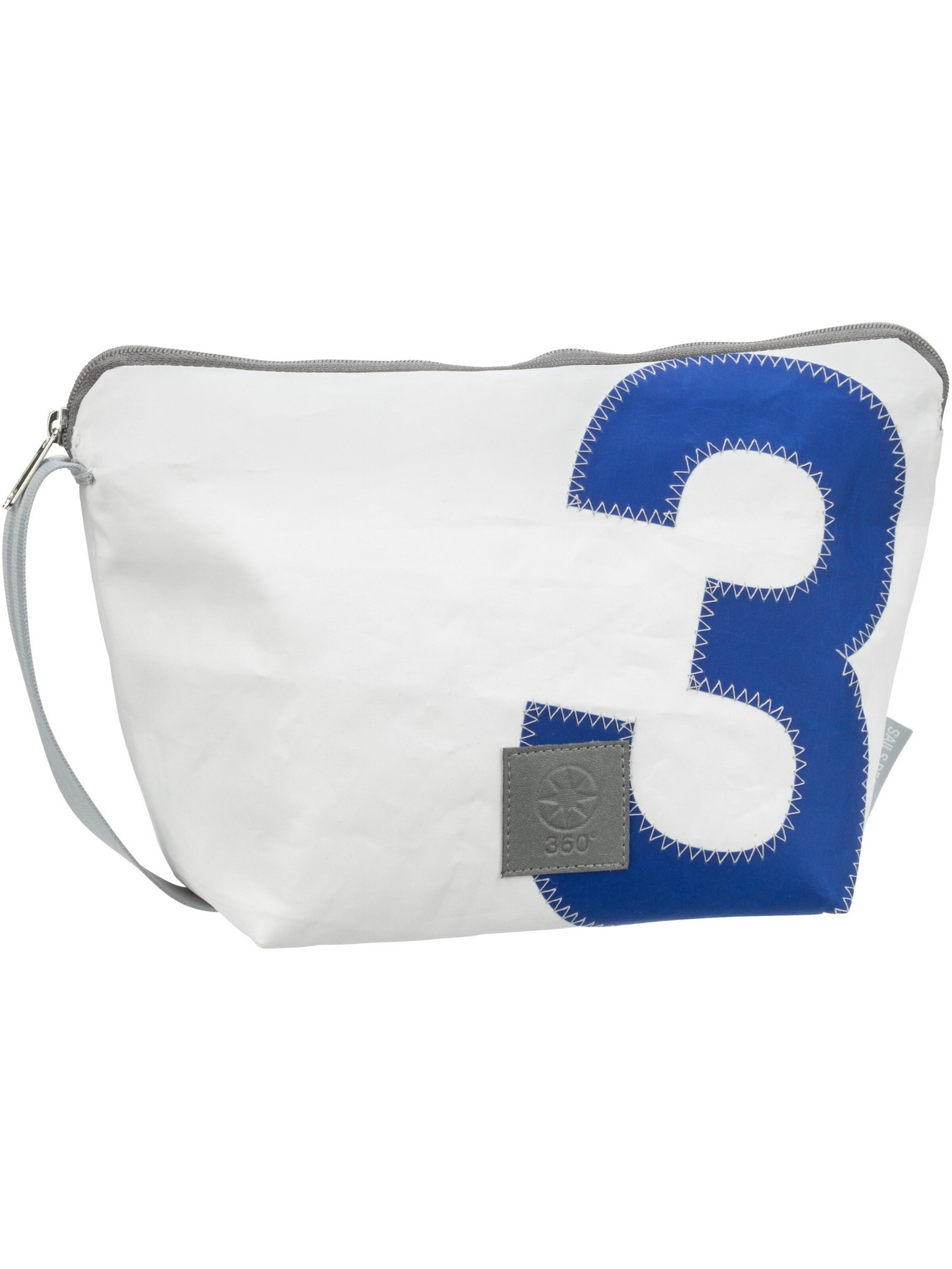 360 Grad Toiletry Bag 'Brise' in White: front