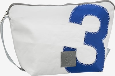 360 Grad Kulturtasche 'Brise' in blau / weiß, Produktansicht