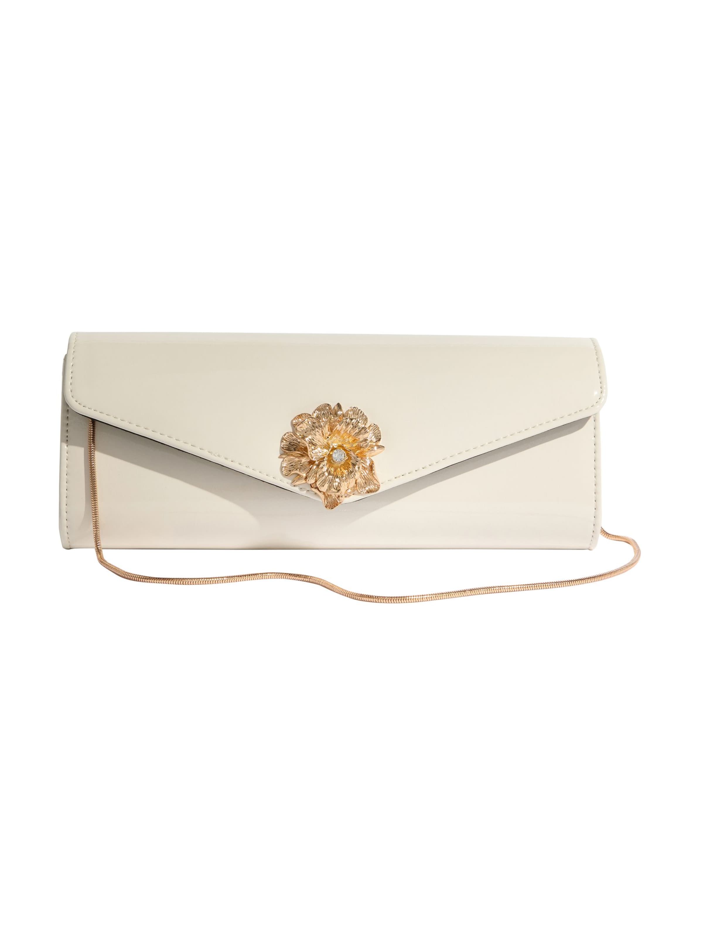 Lipsy Clutch in Wit: voorkant