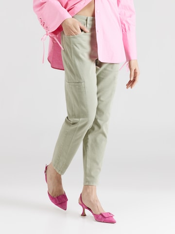 GERRY WEBER Tapered Cargo Pants 'KIA꞉RA' in Green: front
