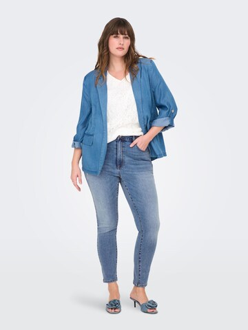 ONLY Carmakoma Skinny Jeans 'CARICONIC' in Blauw