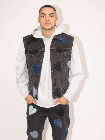 Levi's® Upcycling Vest 'Kelvyn Colt Design' in Grey: front