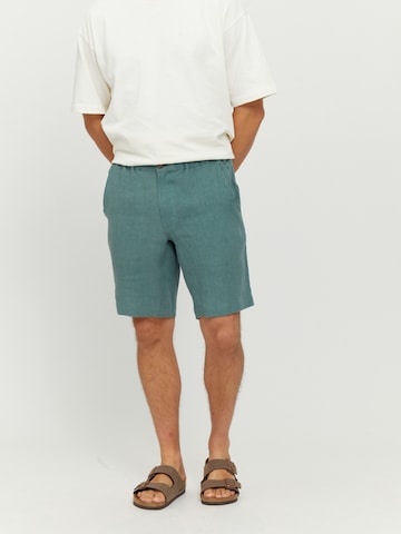 mazine Regular Pants ' Littlefield Linen ' in Green: front