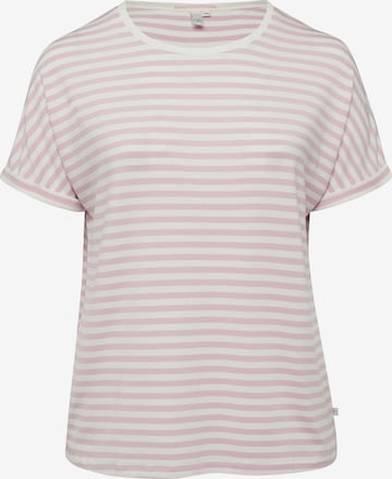 T-shirt QS en rose : devant