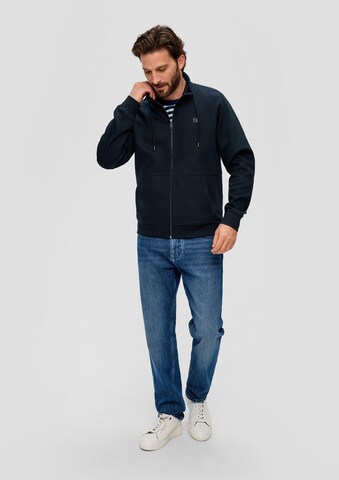 s.Oliver Zip-Up Hoodie in Blue