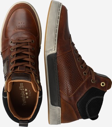 PANTOFOLA D'ORO High-Top Sneakers 'Frederico' in Brown