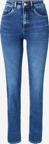 Coupe slim Jean Salsa Jeans en bleu : devant