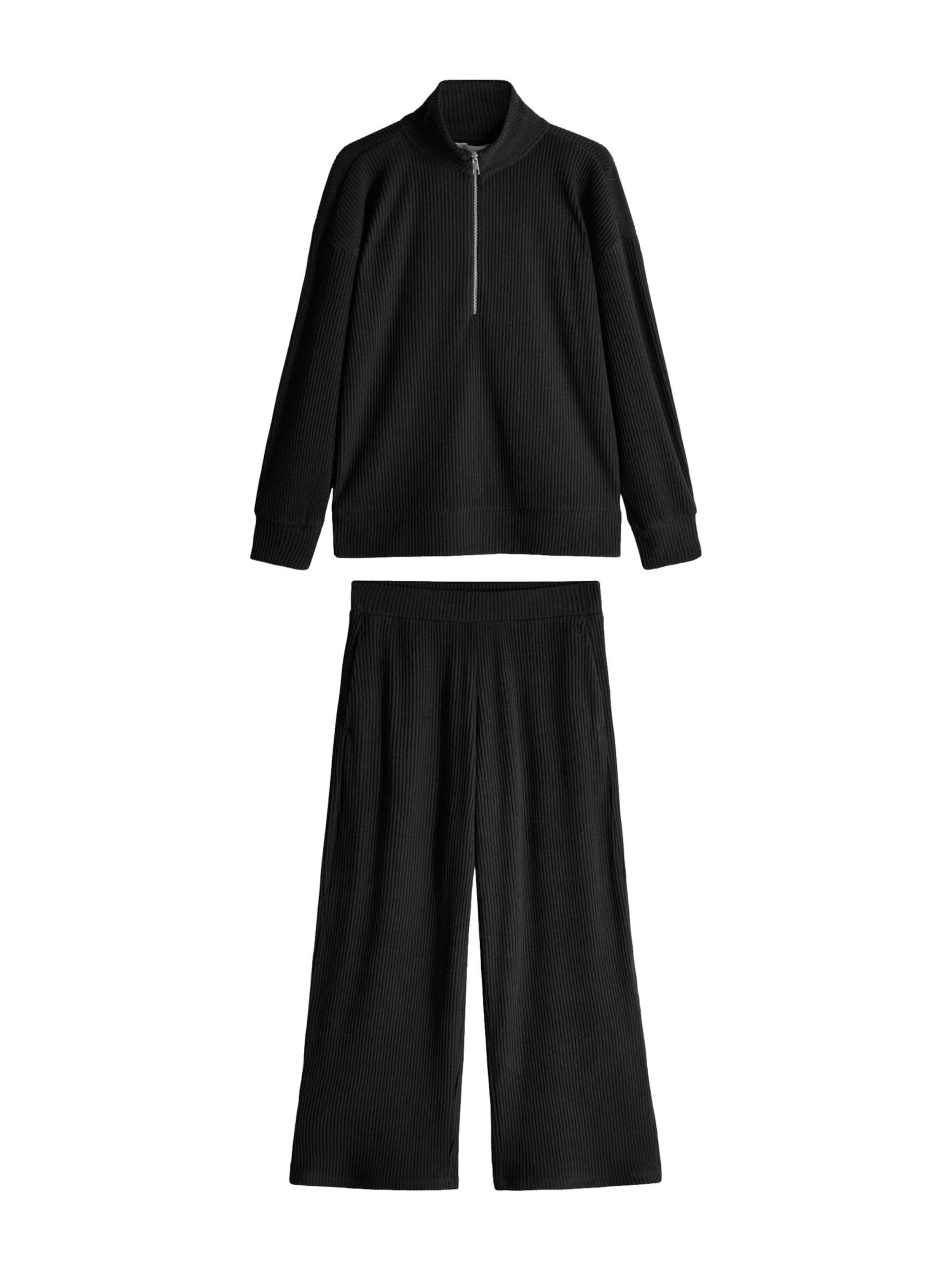 The Set - Roupa de casa em preto: frente