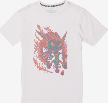 Volcom Shirt 'FA TETSUNORI SST 1' in White: front