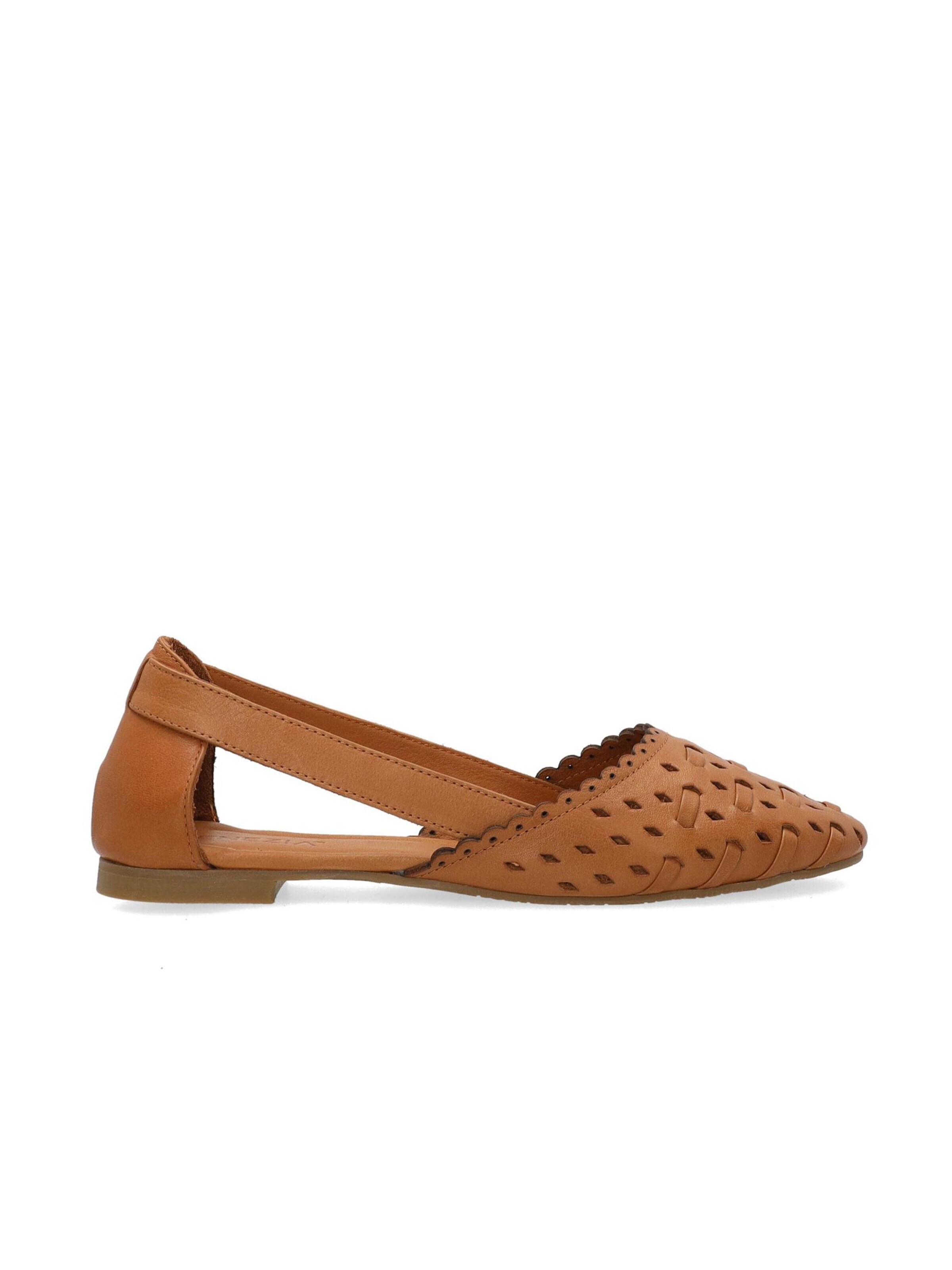 VENEZIA Ballet Flats in Brown: front