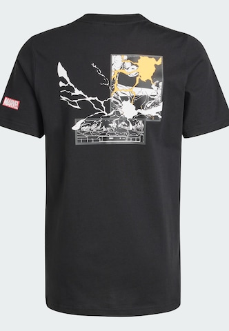 T-Shirt fonctionnel 'All Blacks x Marvel' ADIDAS PERFORMANCE en noir