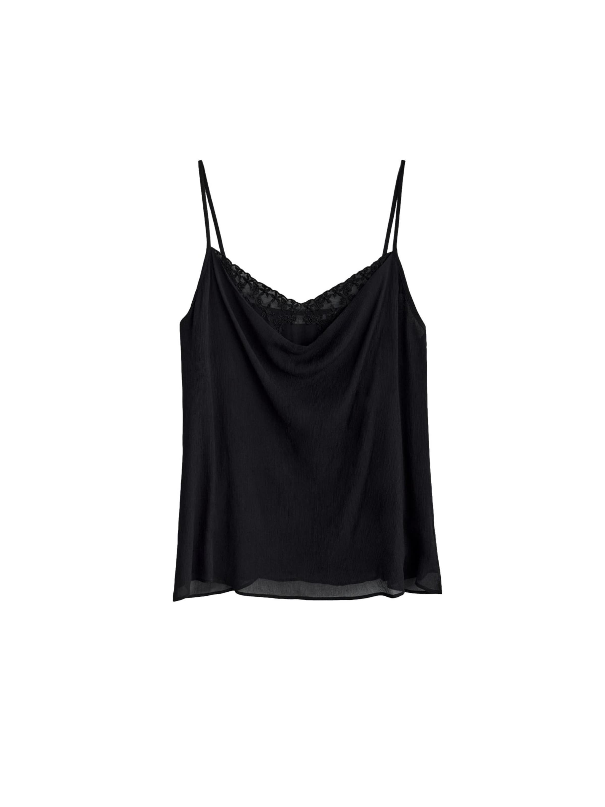 Bhoem Top in Black: front