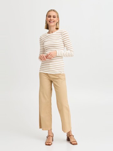 Fransa Shirt 'Hizamond' in Beige
