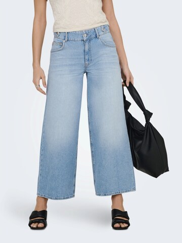 ONLY Wide leg Jeans 'ONLLoran' in Blue: front