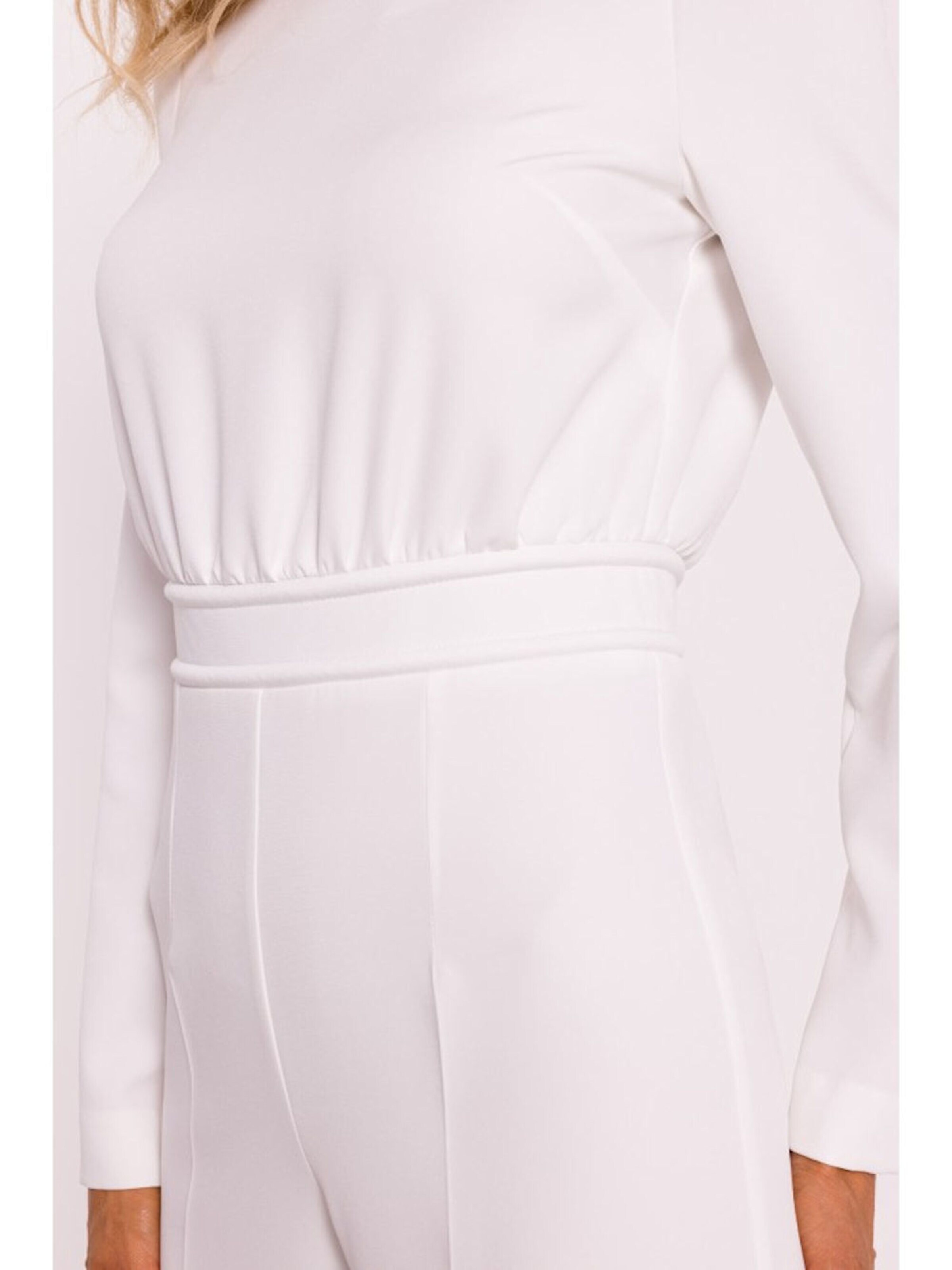 Numoco Jumpsuit 'Overall Adele' in Weiß