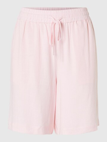 SELECTED FEMME Loosefit Hose in Pink