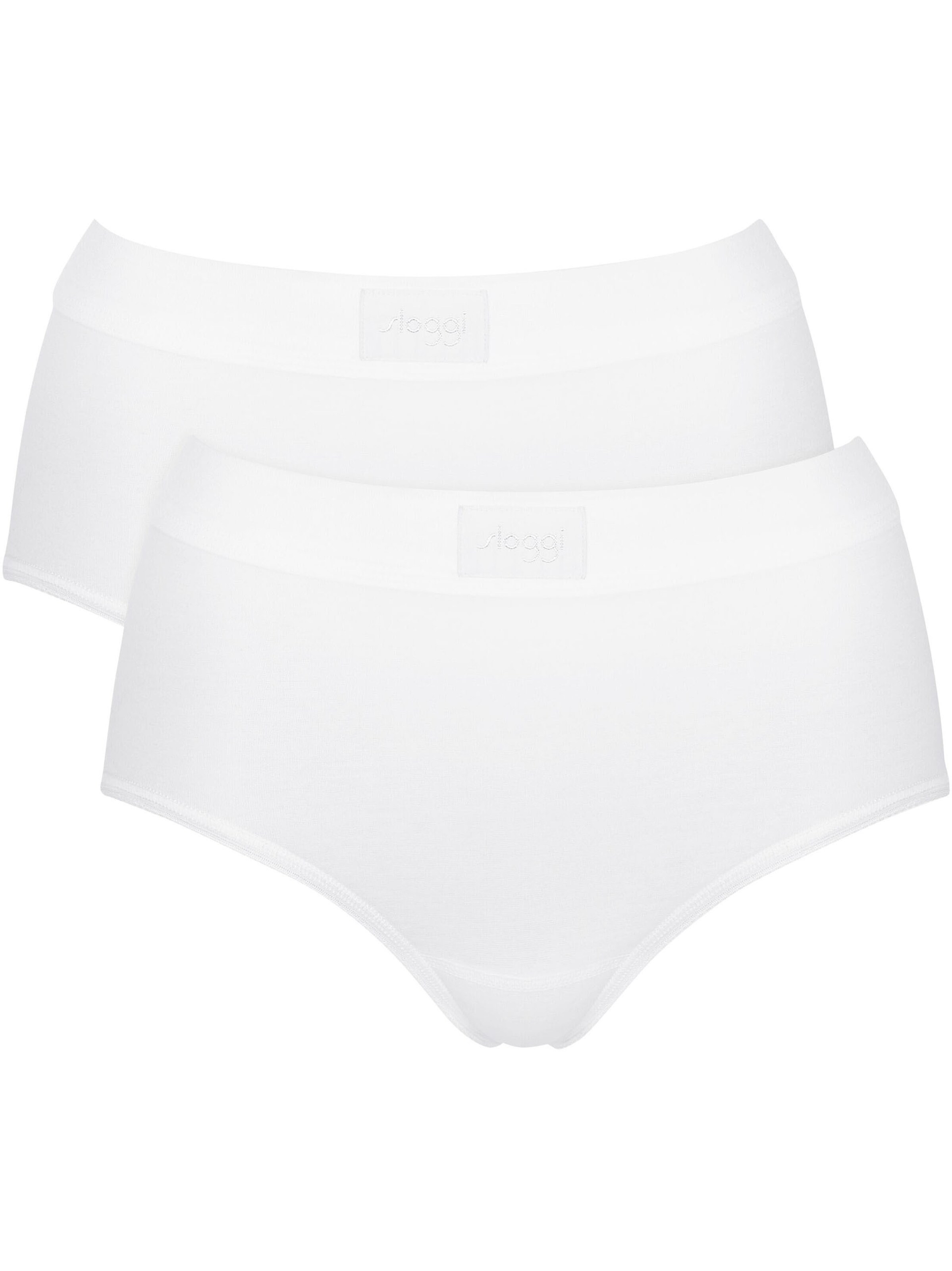 SLOGGI Maxislip ' Double Comfort Maxi ' in Weiß: Vorderseite