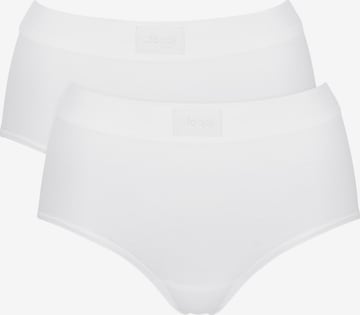 SLOGGI Maxislip ' Double Comfort Maxi ' in Weiß: Vorderseite