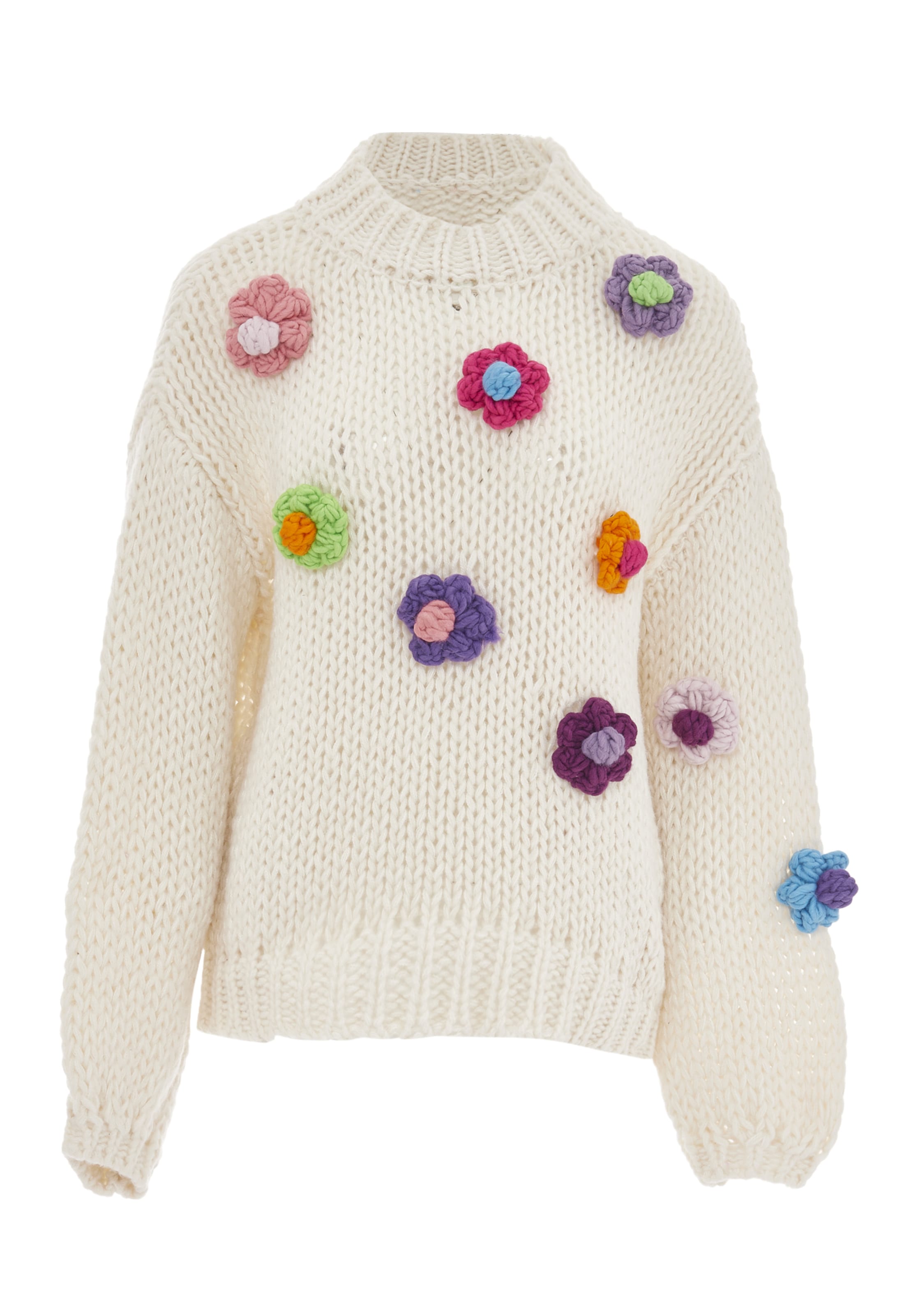 ebeeza Trui in Wit: voorkant