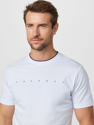 T-Shirt 'Essential' Hackett London en blanc