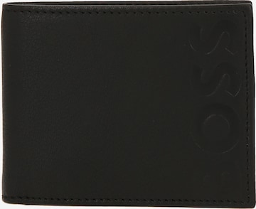 BOSS Black Plånbok 'Big BB' i svart: framsida