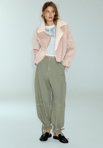 Pull&Bear Jacke in Beige