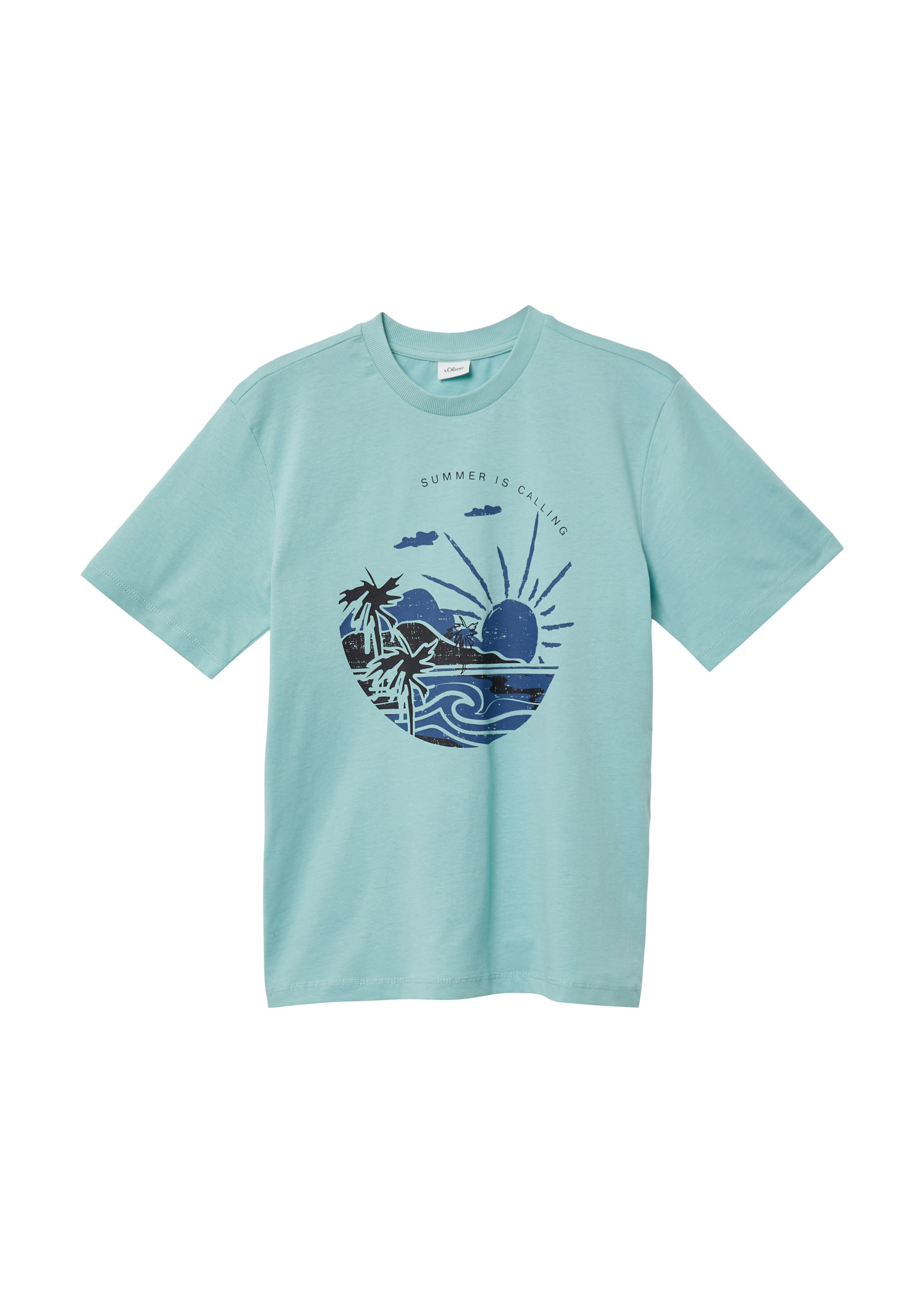 s.Oliver Shirt in Blauw: voorkant