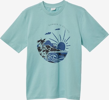 s.Oliver Shirt in Blauw: voorkant