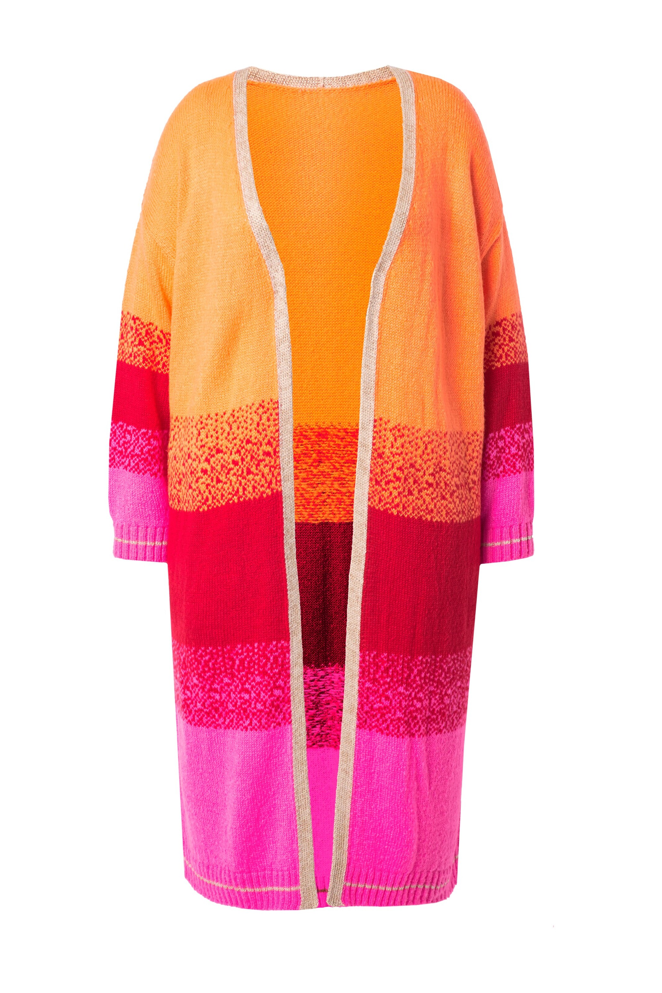 Angel of Style Knit Cardigan in Mixed colors: front